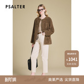 诗篇专选羊毛颗粒绒简约圆领减龄学院风羊羔毛外套冬款
