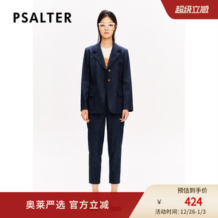 PSALTER诗篇天丝莱赛尔醋酸简约休闲学院风西装 外套2024春款