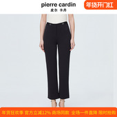 P4116T4003B0 职业西装 黑色气质高腰直筒显瘦修身 裤 皮尔卡丹女秋季