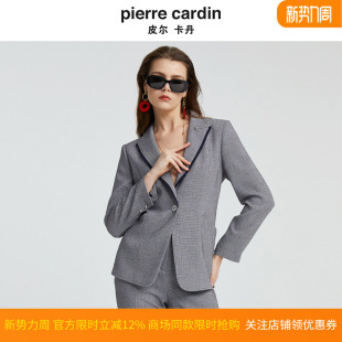 商场同款 简约干练知性通勤西服外套P4334U4974H4 皮尔卡丹女装