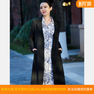 黑色时尚 新款 干练职场休闲风衣P51045G5011B0 26春季 皮尔卡丹女装