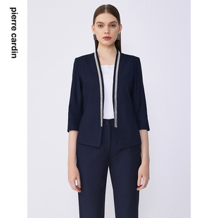 通勤简约修身 商场同款 新款 夏季 职业西服上衣 皮尔卡丹女装