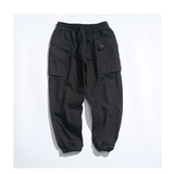 XZ216-K02-F55【M-5XL】纯棉3色2018男士休闲工装裤日系束脚裤，男装休闲裤，星座716