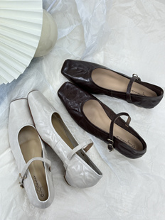 gelly法式文艺气质单鞋2024年春秋新款旗袍新中式国风玛丽珍女鞋