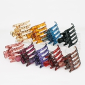 AS正版 优质牛筋树脂耐摔脑后盘发夹发抓抓夹抓子盘发怪手鸭嘴燕尾