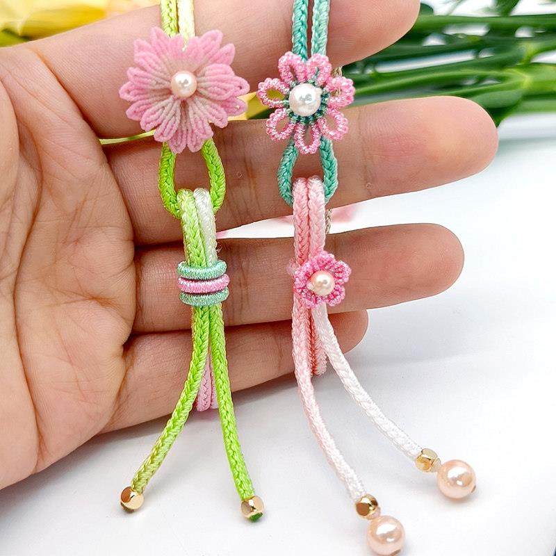 20262.5mm段染如意绳 八股编手工编织项链绳平安扣吊坠挂绳玉佩挂