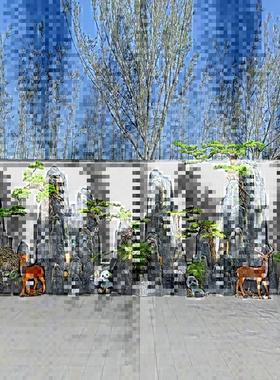 2026仿真假山石头造景阳台花园装饰摆件户外园林景观别墅酒店迎客