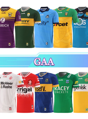 2024 GAA韦克斯福德短袖橄榄球衣克里主客场运动球衣Rugby Jersey