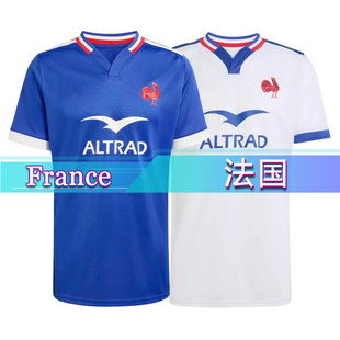 2026 国家队法国主客场橄榄球服运动短袖加大码球衣 RUGBY JERSEY