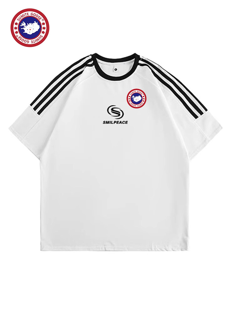 Официальная аутентичная футболка SaKura GOOSE big goose, спортивная футболка с короткими рукавами для мужчин и женщин, летняя повседневная пара в стиле американского ретро Изображение 1