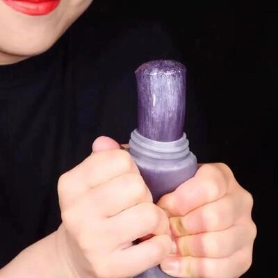 网红同款蜂蜜膏果冻吃播asmr正宗咀嚼音女生小零食蓝莓柠檬味软糖