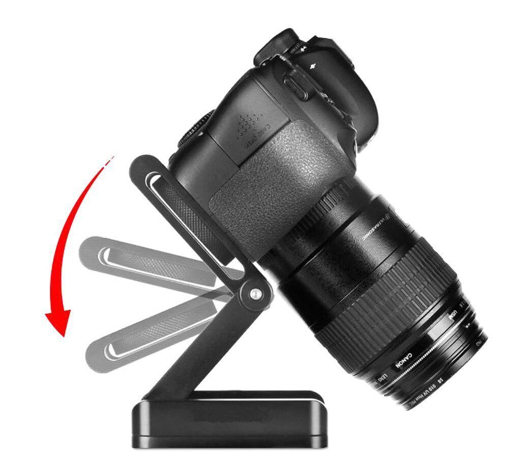 SLR 카메라 사진 트랙 슬라이드 팬 헤드 브래킷 Z 유형 접이식 팬 헤드