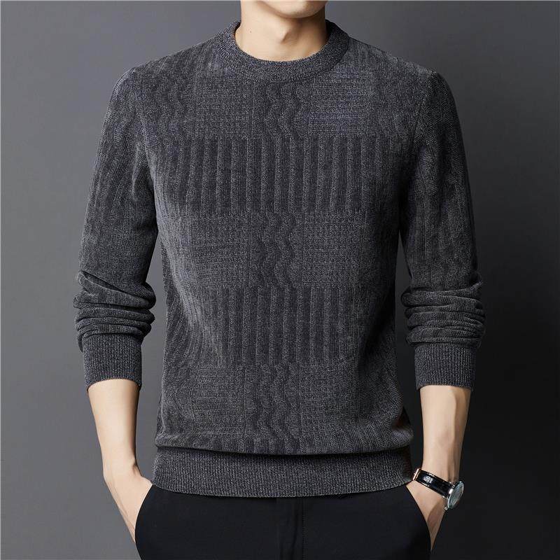 男士冬季加绒雪尼尔卫衣秋冬季新款加绒加厚毛衣打底针织衫,男装,针织衫/毛衣,淘宝优惠券,粉丝福利购,淘宝优惠卷
