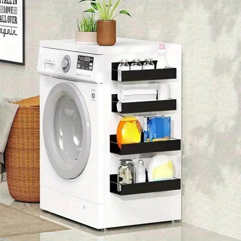 2pcs Magnetic Storage Shelf Household Kitchen Refrigerator W