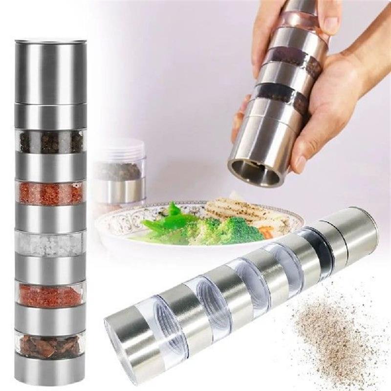 MultiLayers Pepper Grinder Salt and Peper Mill Shaker