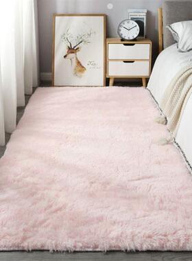 Carpet, bedroom bed blanket Nordic plush floor mat,cushion