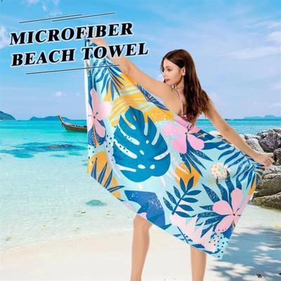 Beach towel custom doublesided velvet beachtowel swimming q