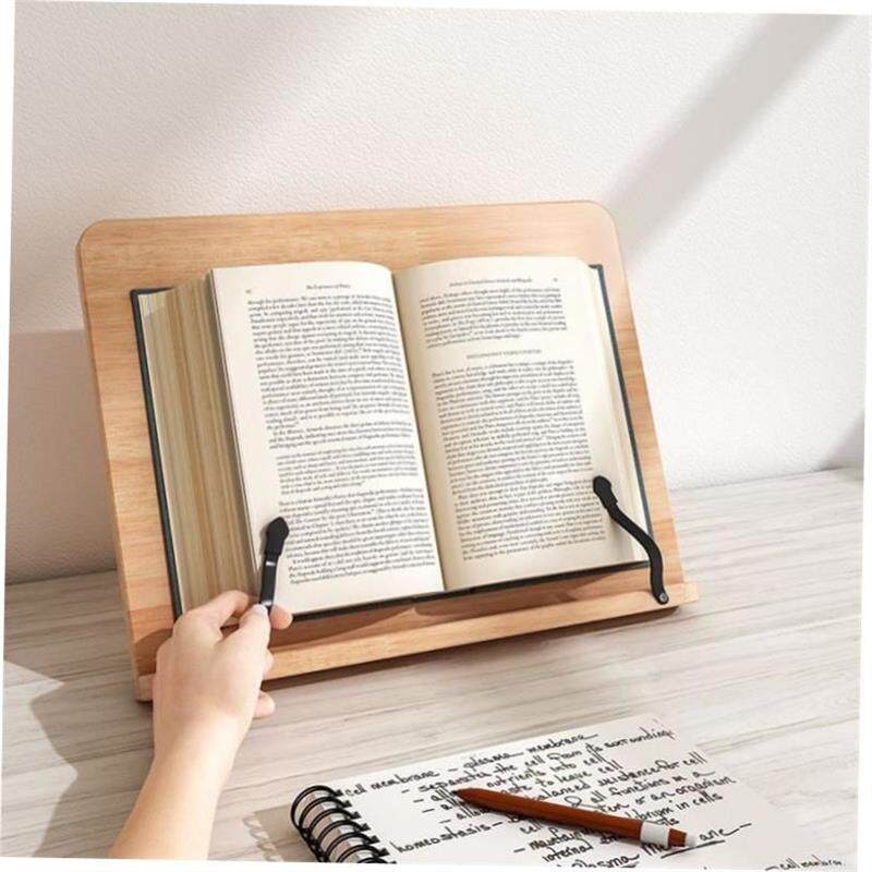 Reading stand Reading stand Computer stand Wooden bookshelf