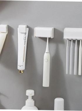 Punchfree Wallmounted Toothbrush Holder Toothpaste Holder