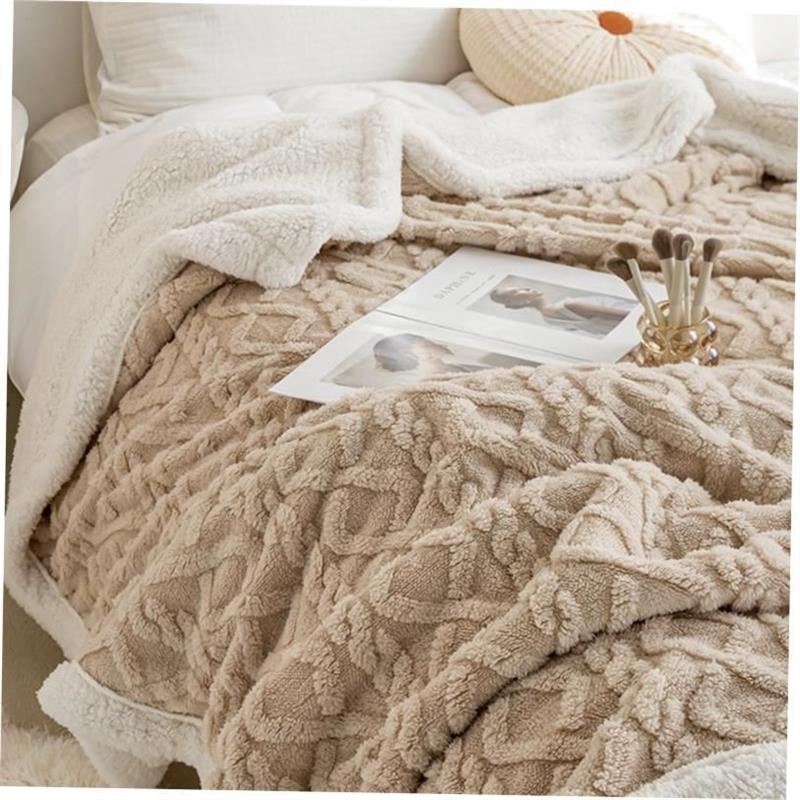 被子毛毯 velvet thick warm winter quilt duvet 2sides blanket