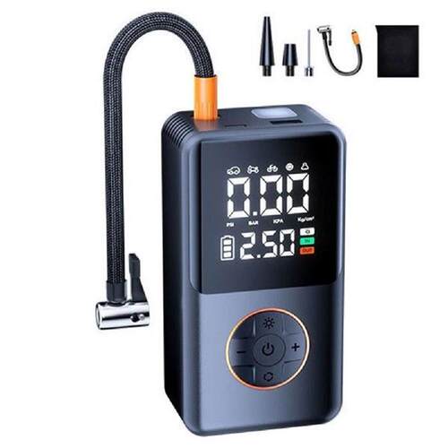 Electric Tire Pump with Light Portable Car Inflator Pump