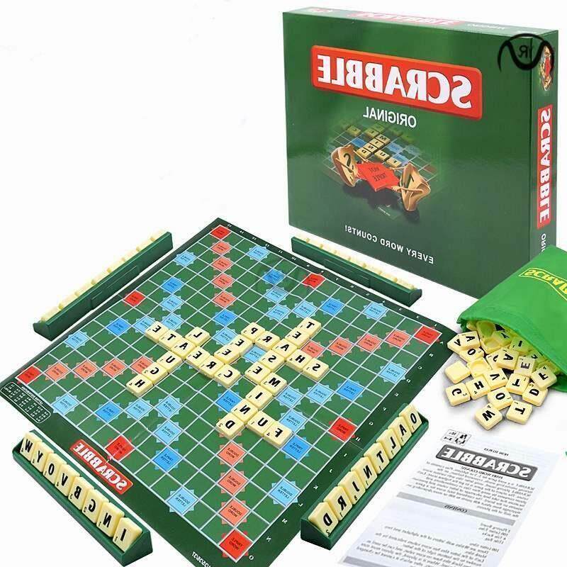 Scrabble Board Puzzles Game JigsawWords SpellingTable Kids
