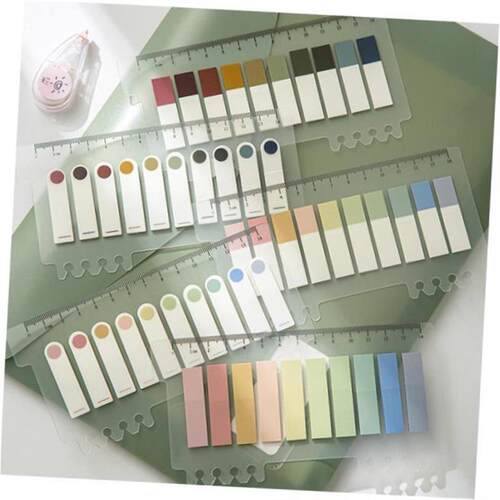 morandi index label sticker highlight sticky notes索引贴标贴