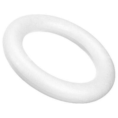 Big Bubble Round Foam Wreath Rings Wired Scroll Decoration