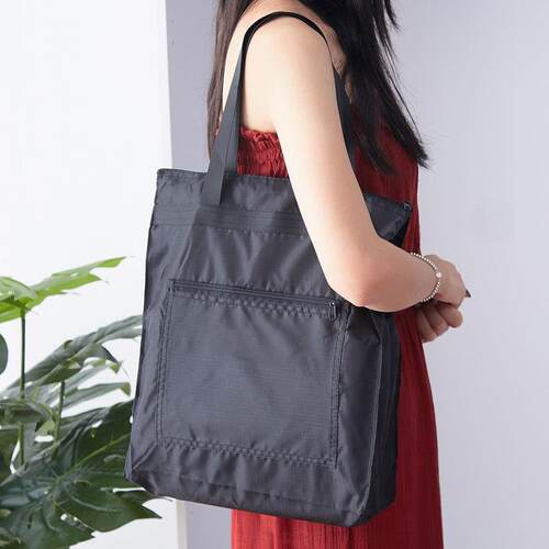 Large Capacity Waterproof Oxford Cloth Reusable Foldable Sho