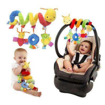Baby Crib Hanging Rattles Toys Car Seat Toy Soft Mobiles Str