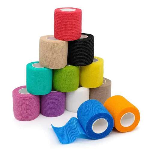 12 Rolls Selfadhesive Bandage Pet Elastoplast Cohesive Musc