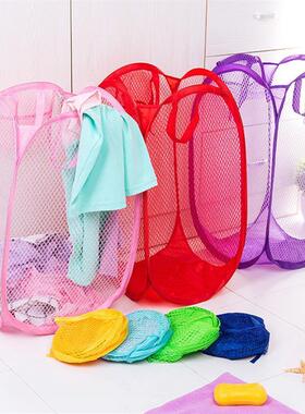 washing clothes laundry basket bag bin hamper 折叠脏衣篮卡通