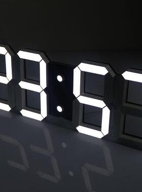 Nordic Large Digital Wall Clock Kitchen LED Display Home Clo