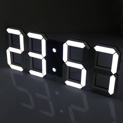 Nordic Large Digital Wall Clock Kitchen LED Display Home Clo