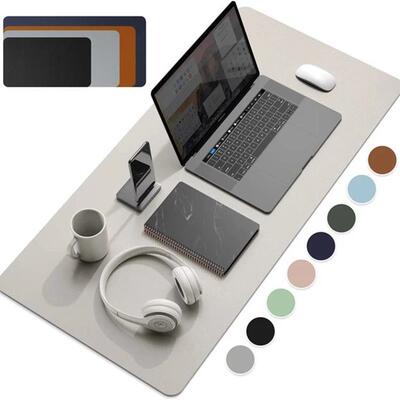 Large Size Office Desk Protector Mat PU Keyboard Mouse Pad