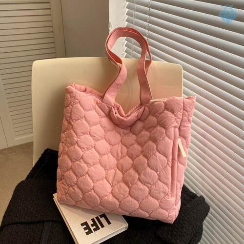 Quilted Women Handbags Large Capacity Winter Shoulder Bag Fa