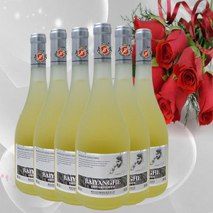 烟台白洋河金版橡木桶干白葡萄酒