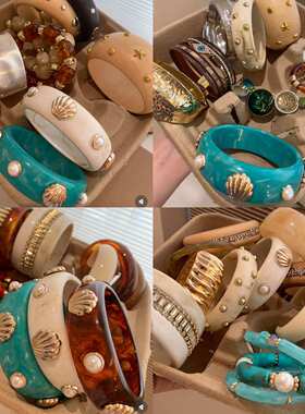 HI6迪丽热巴同款不规则缺口开口手镯轻奢感手环个性时尚夸张手饰