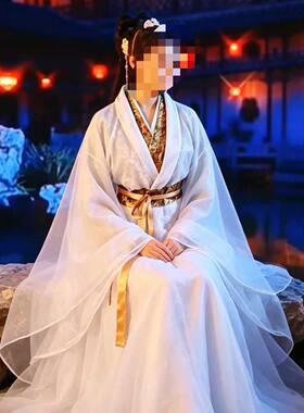 新款古装汉服女许仙白素贞白蛇传新白娘子传奇成小青法海演出服装
