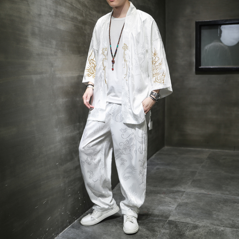 中国风男装2025新款夏季冰丝t恤