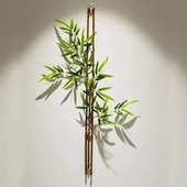 新中式 竹编壁挂花器竹制花道器皿茶室墙面壁饰禅意侘寂风家居装 饰