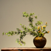 新中式 饰摆件 禅意陶瓷复古花瓶宋代美学花艺玄关民宿电视柜桌面装