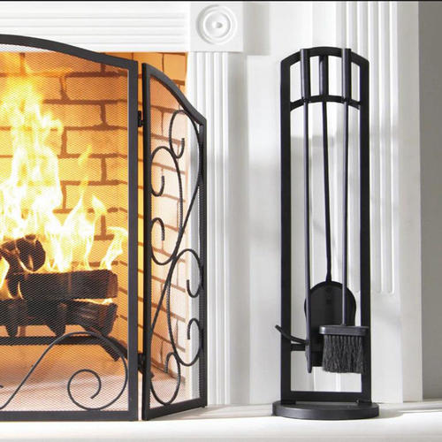 铁艺壁炉工具四件套火炉工具壁炉烧烤工具可拆卸铁艺火炉BBQ工具