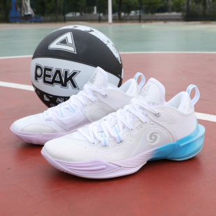 匹克态极闪现6篮球鞋男款阿尔瓦拉多同款实战耐磨减震运动球鞋