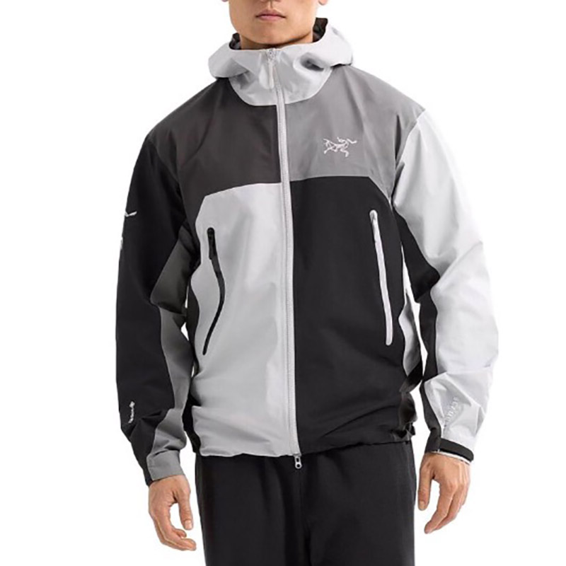 Arcteryx始祖鸟xbeams联名款Atom Beta Jacket黑白拼色冲锋衣外套