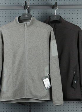 现货Arcteryx始祖鸟Covert Cardigan25长袖立领抓绒男款夹克外套