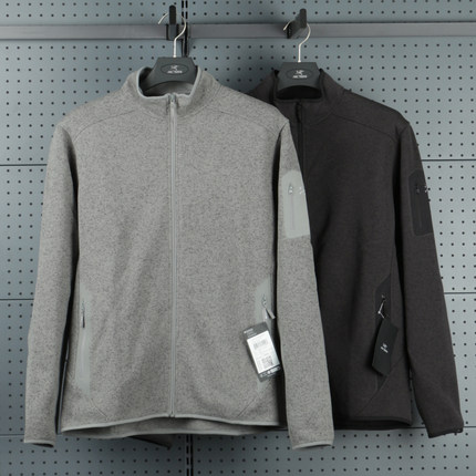 现货Arcteryx始祖鸟Covert Cardigan25长袖立领抓绒男款夹克外套