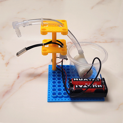 科学实验科技制作智能感应灭火器