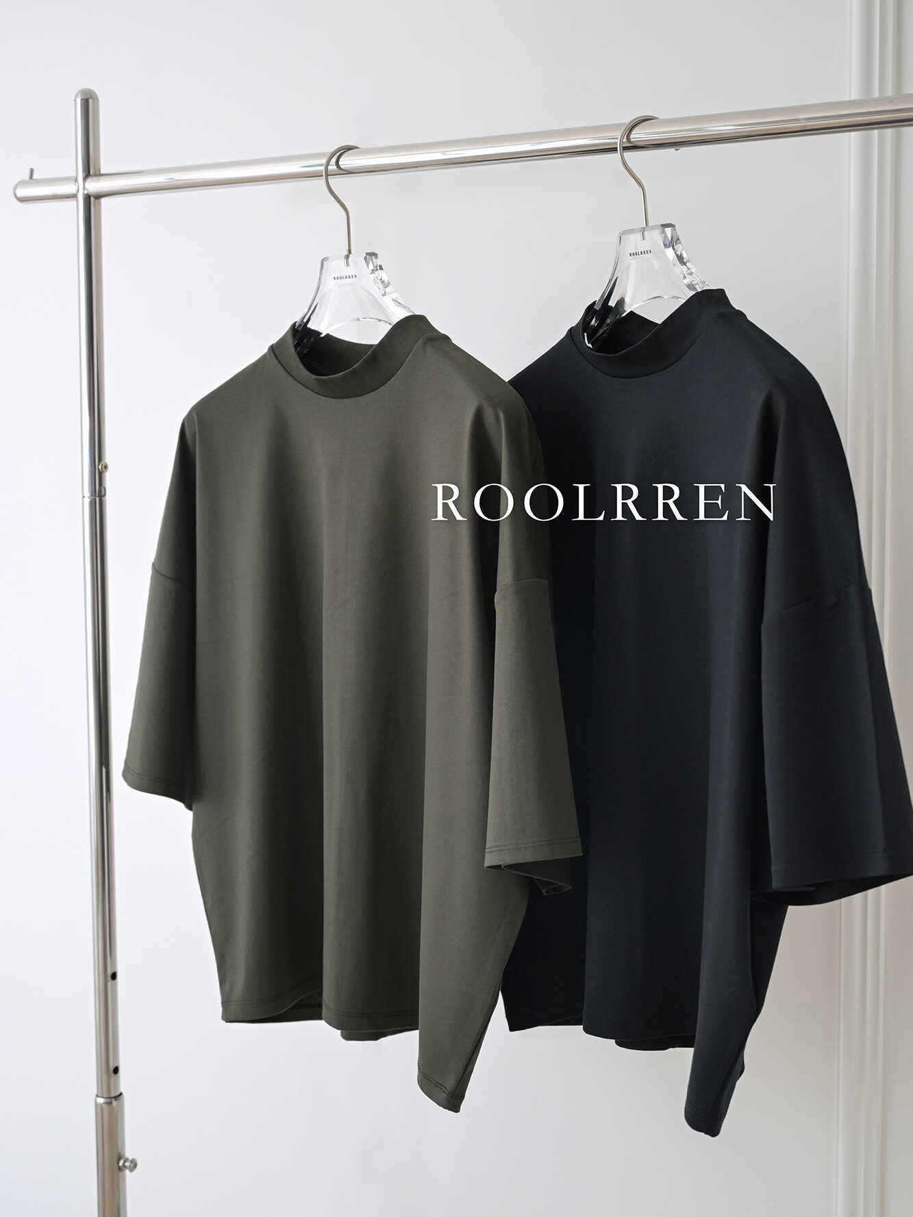 宽松ROOLRREN24SS匹马棉通勤短袖