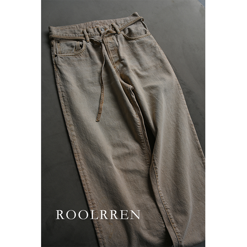 ROOLRREN长裤水洗做旧春秋